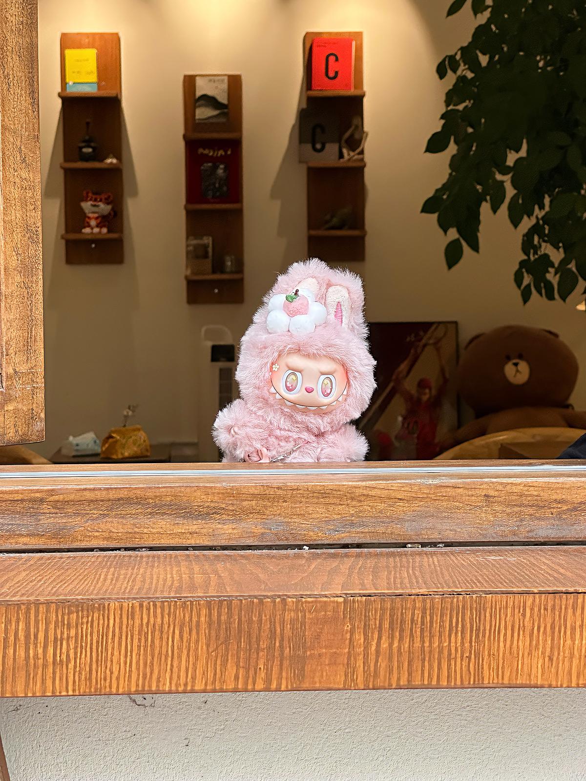 LABUBU Authentic|Handmade Spring Peach Custom Doll