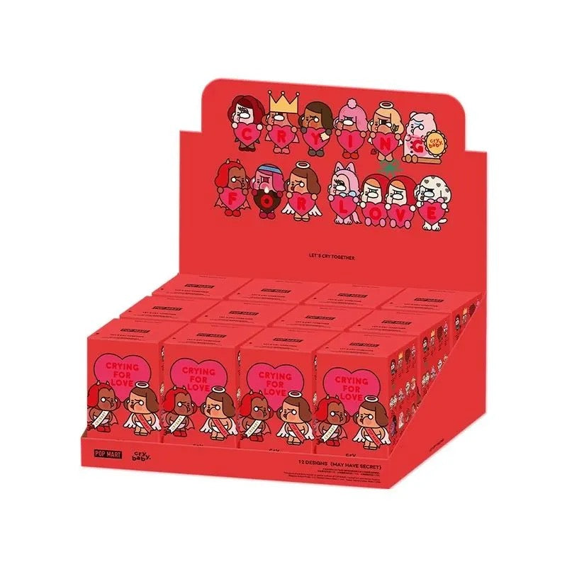 POPMART CRYBABY Cupid's Tears Series Plush Gift Box with Adorable Crying Dolls
