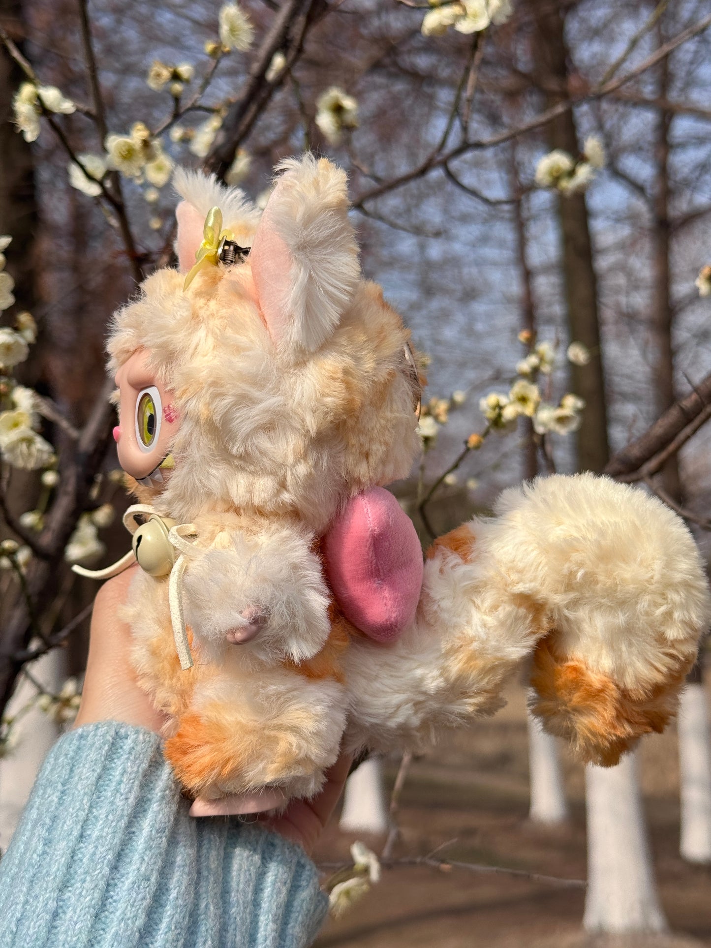 LABUBU X Mango Cheese Cat Retrofit Design Pendants