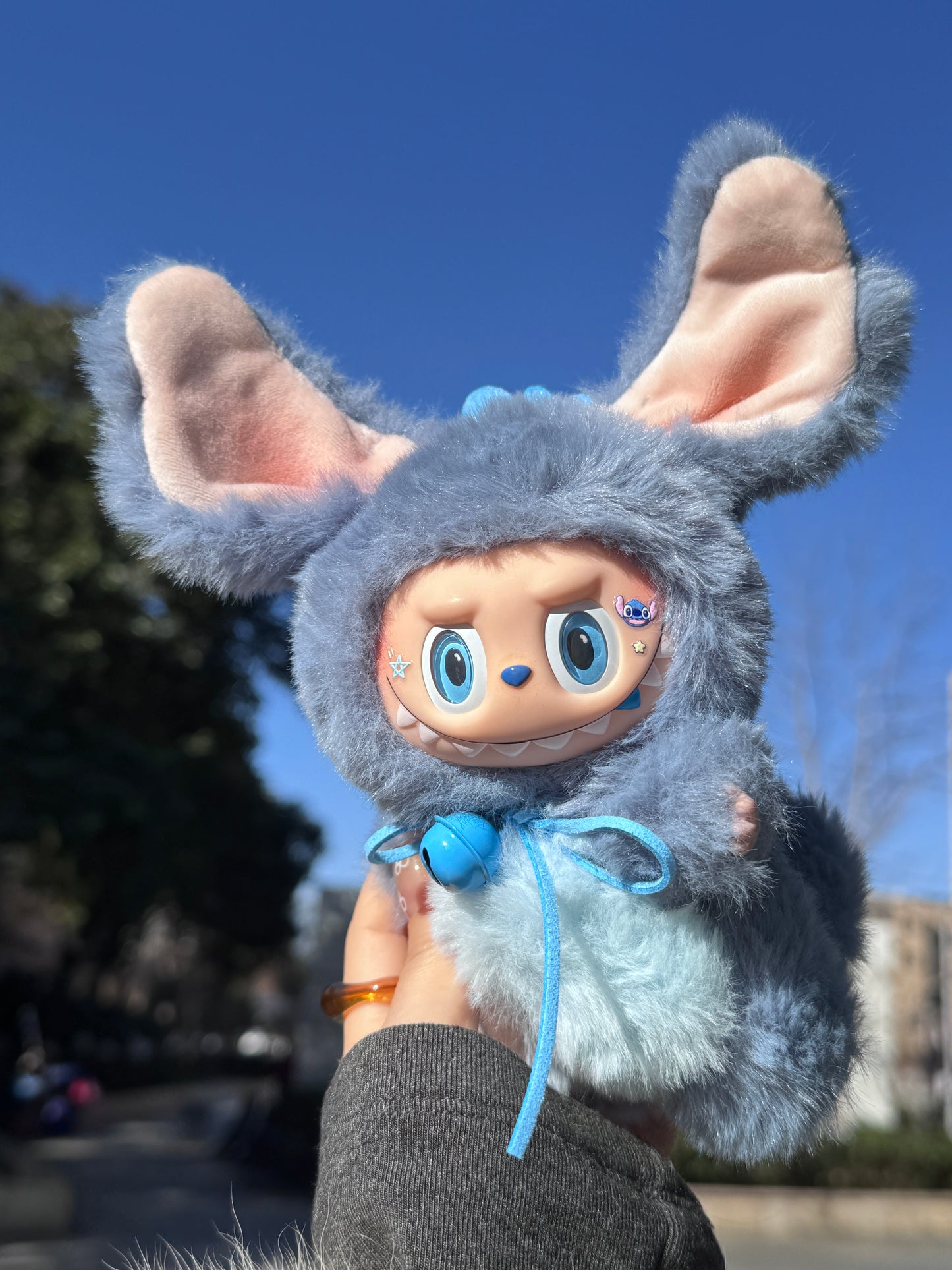 LABUBU X Stitch and Angel Retrofit Design Pendants