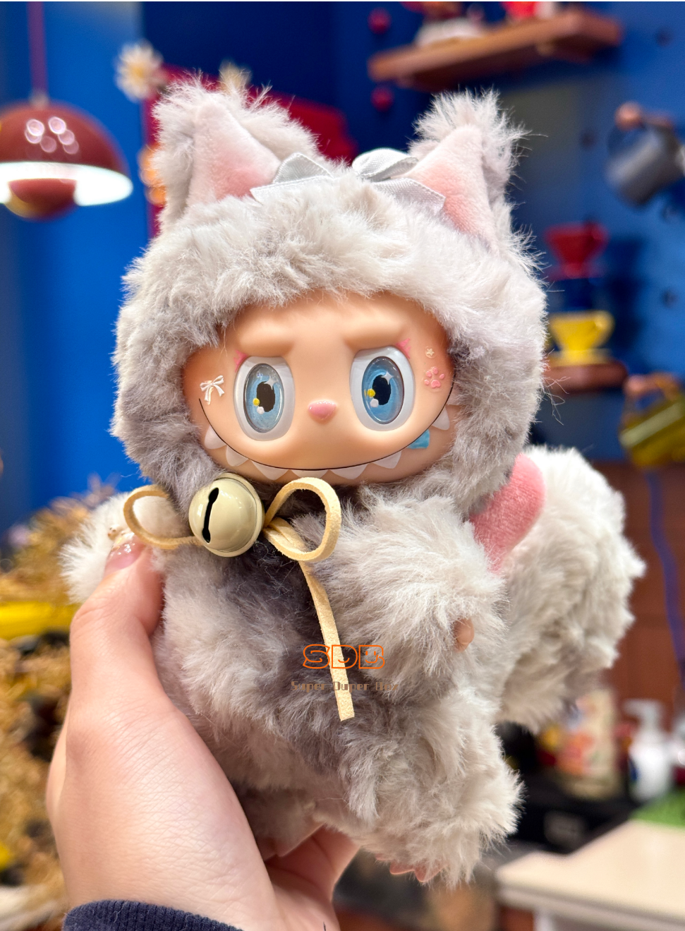 LABUBU X Maine Coon Kitten Retrofit Design Pendants