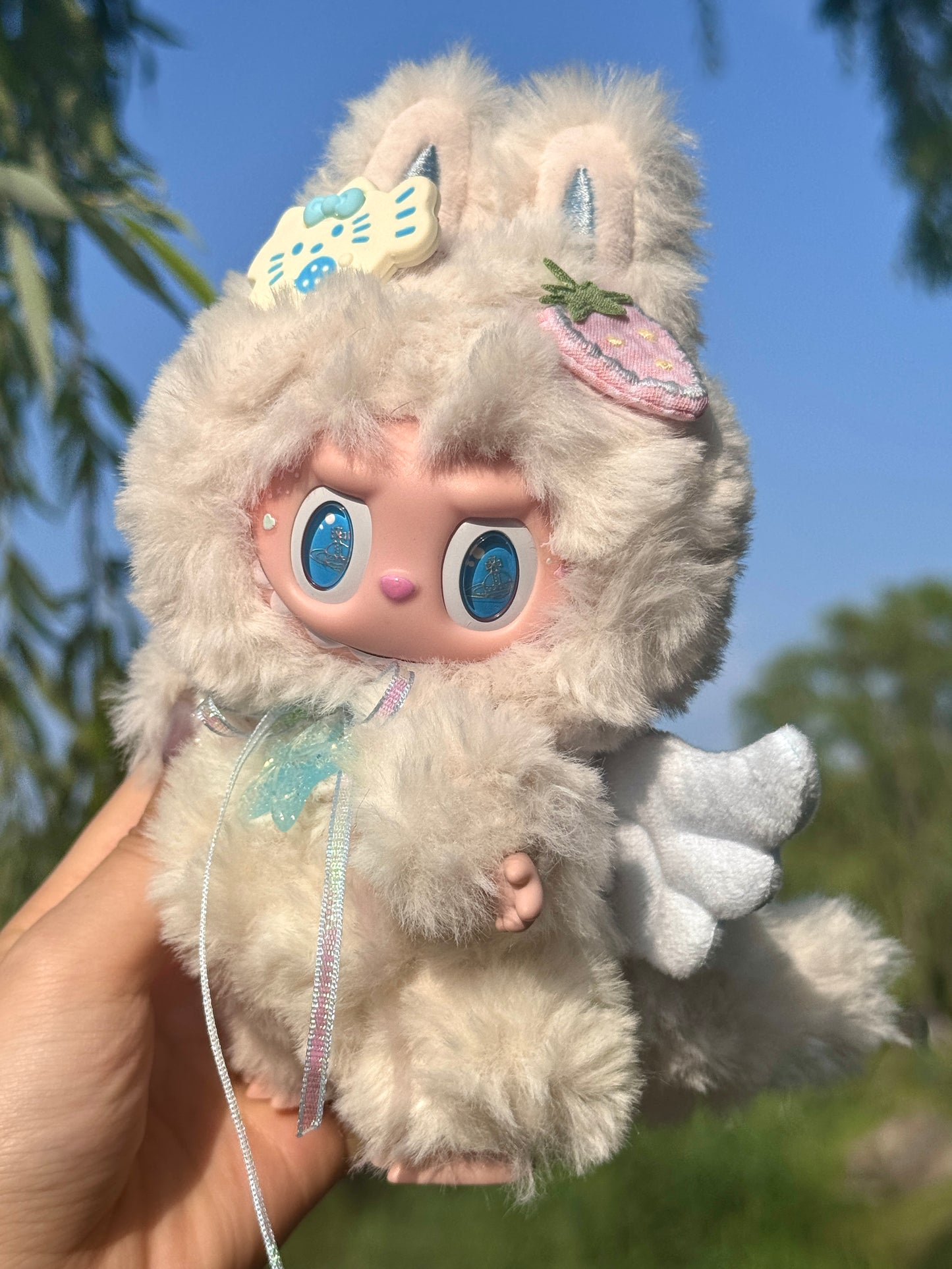Handmade LABUBU Sea Salt Sparkling Ice Doll – Authentic Redesign