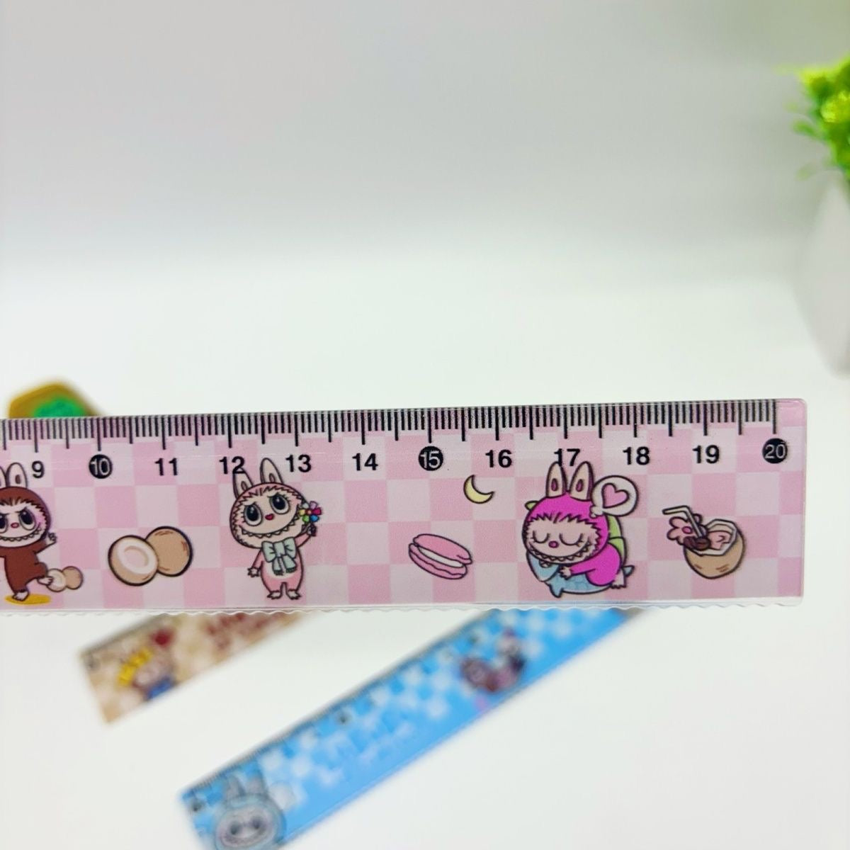 Labubu Cute 20cm Ruler – Cartoon Stationery for Kids and Students