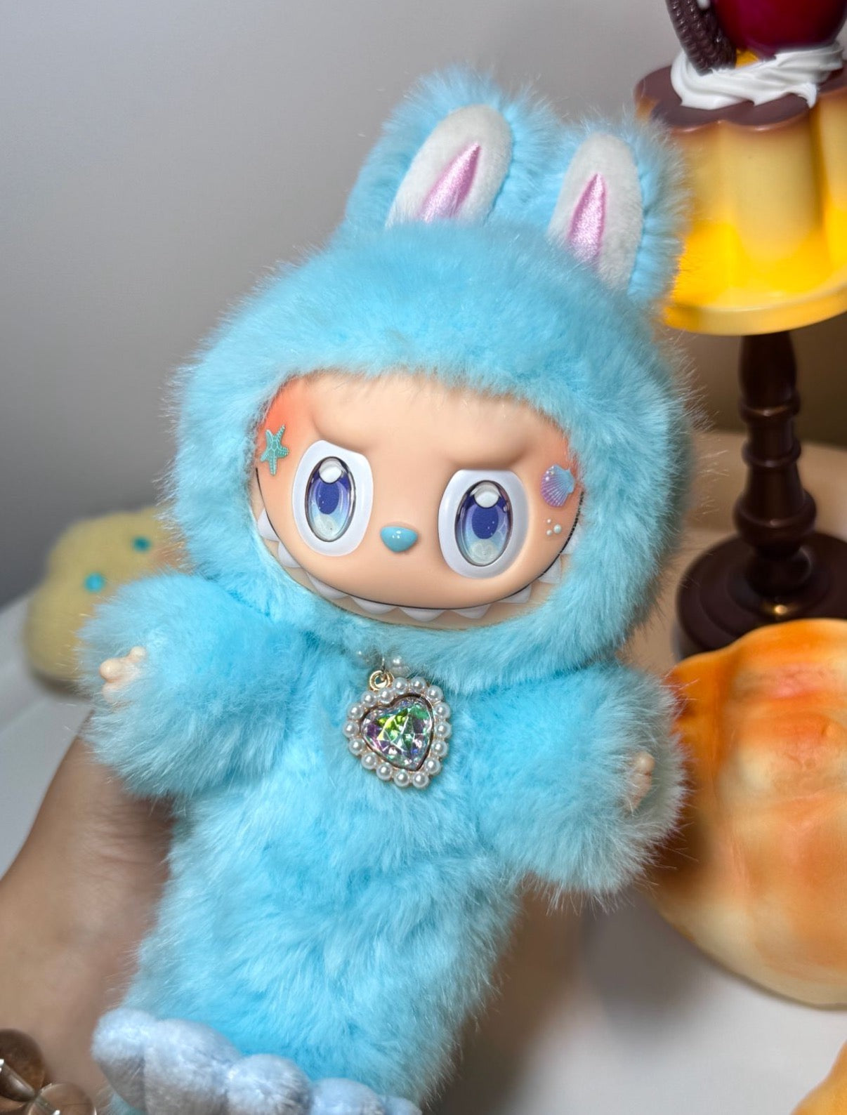 LABUBU Authentic|Handmade Aqua Tail Edition