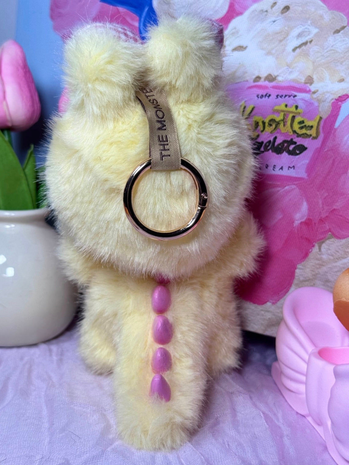 LABUBU Authentic|Handmade Plaid Headpiece Edition