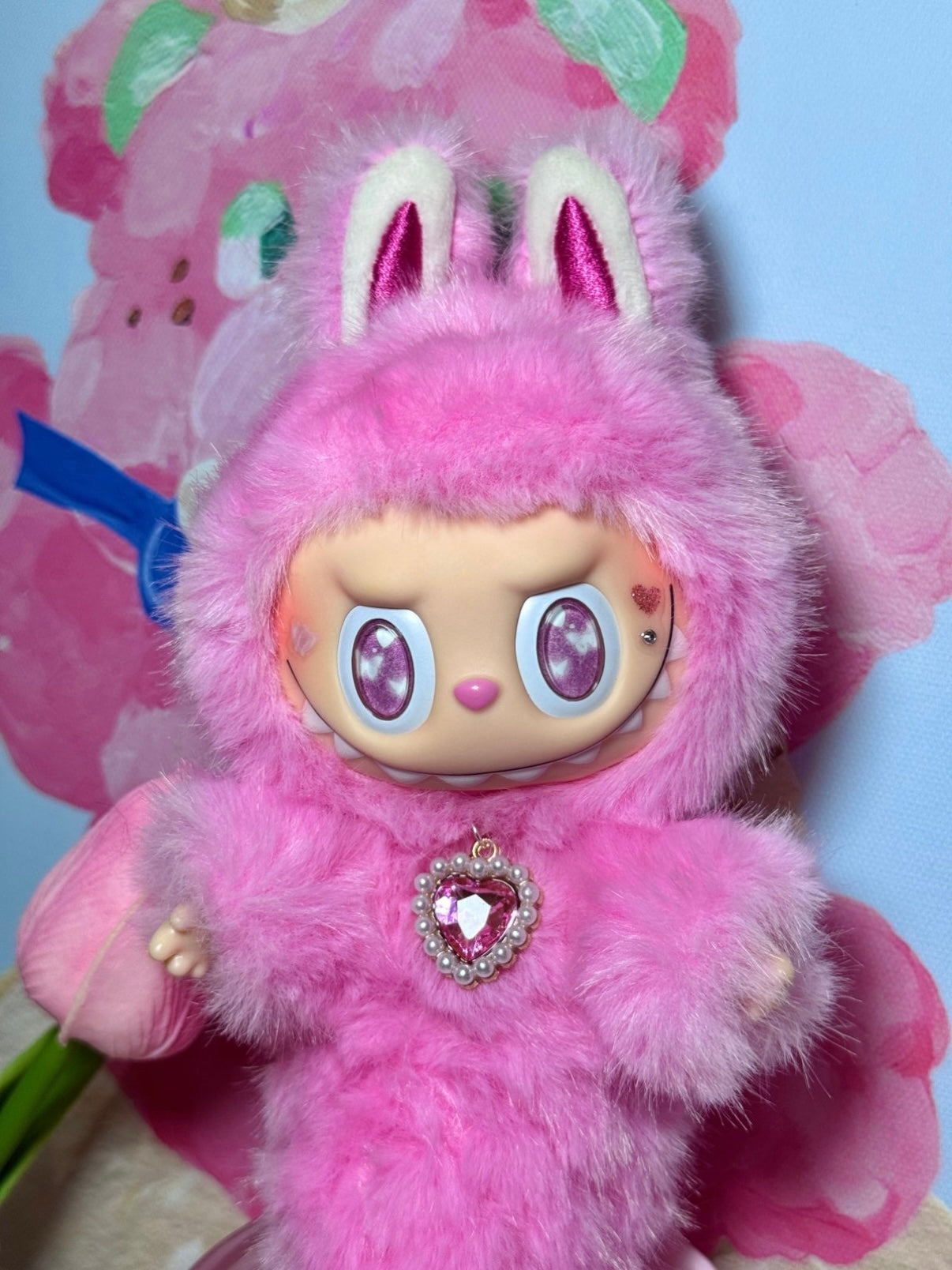 LABUBU Authentic|Handmade Pink Mermaid Edition