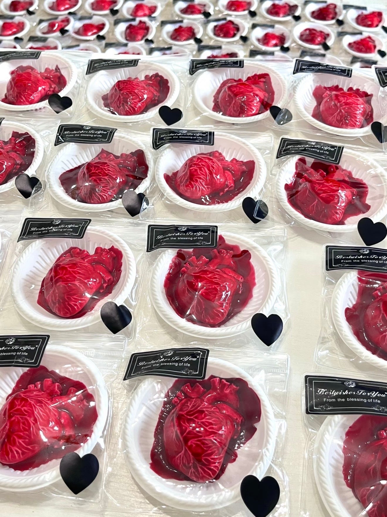 Realistic Heart-Shaped Stress Relief Squeeze Toy