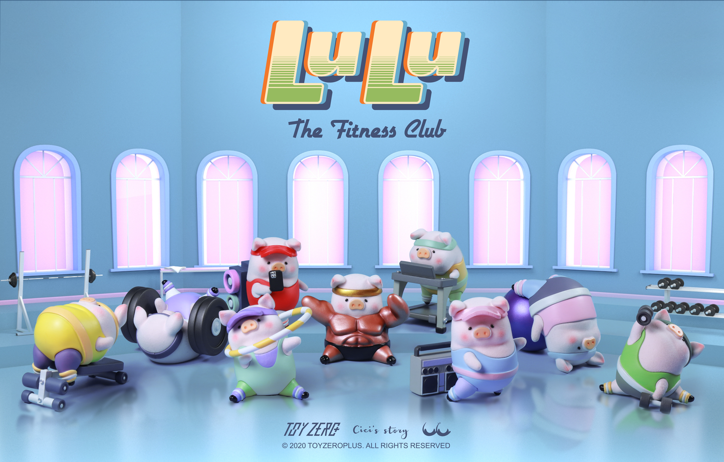 Lulu the Piggy - Fitness Club Blind Box Series