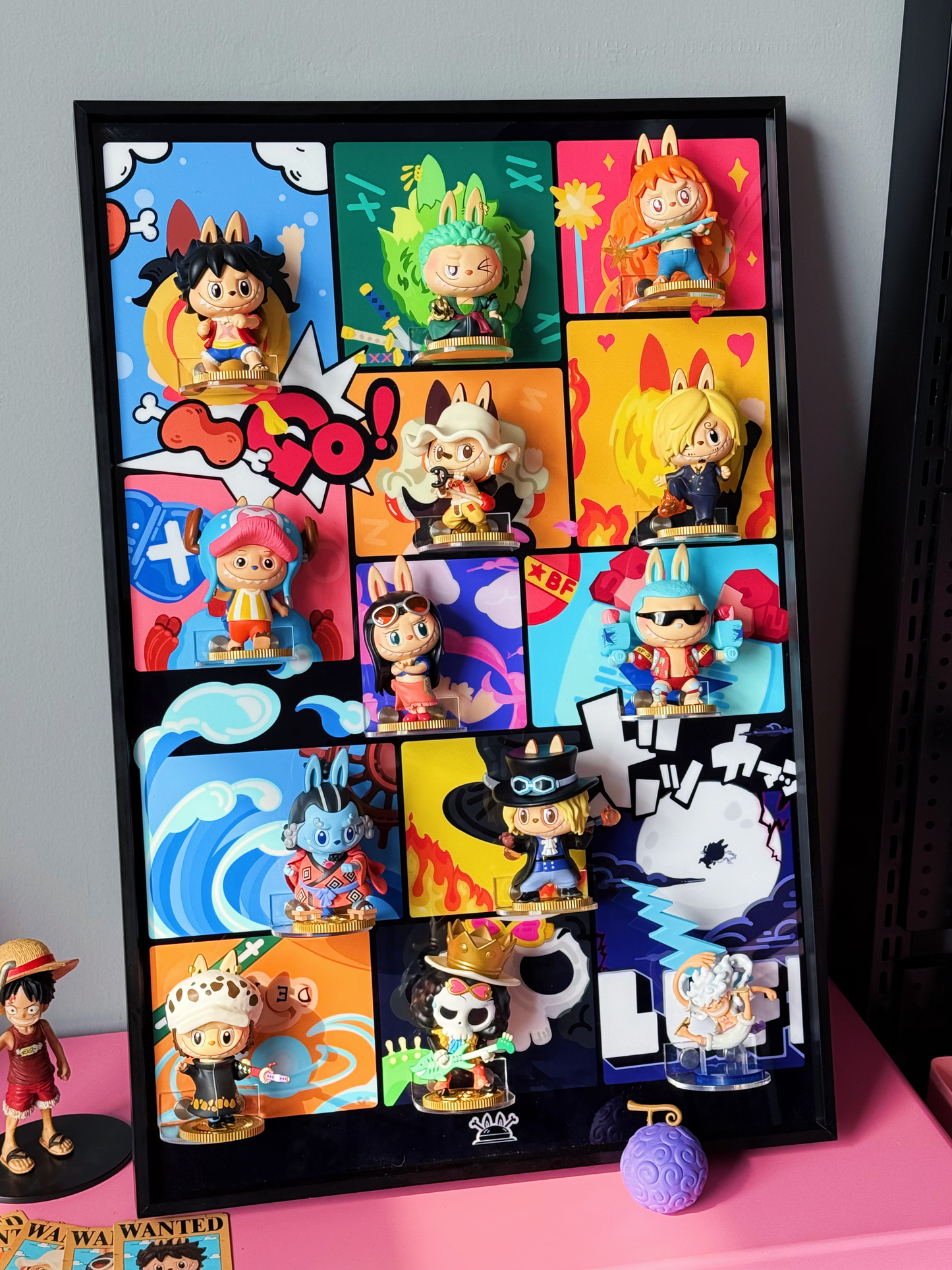 Labubu X One Piece Series Blind Box Storage