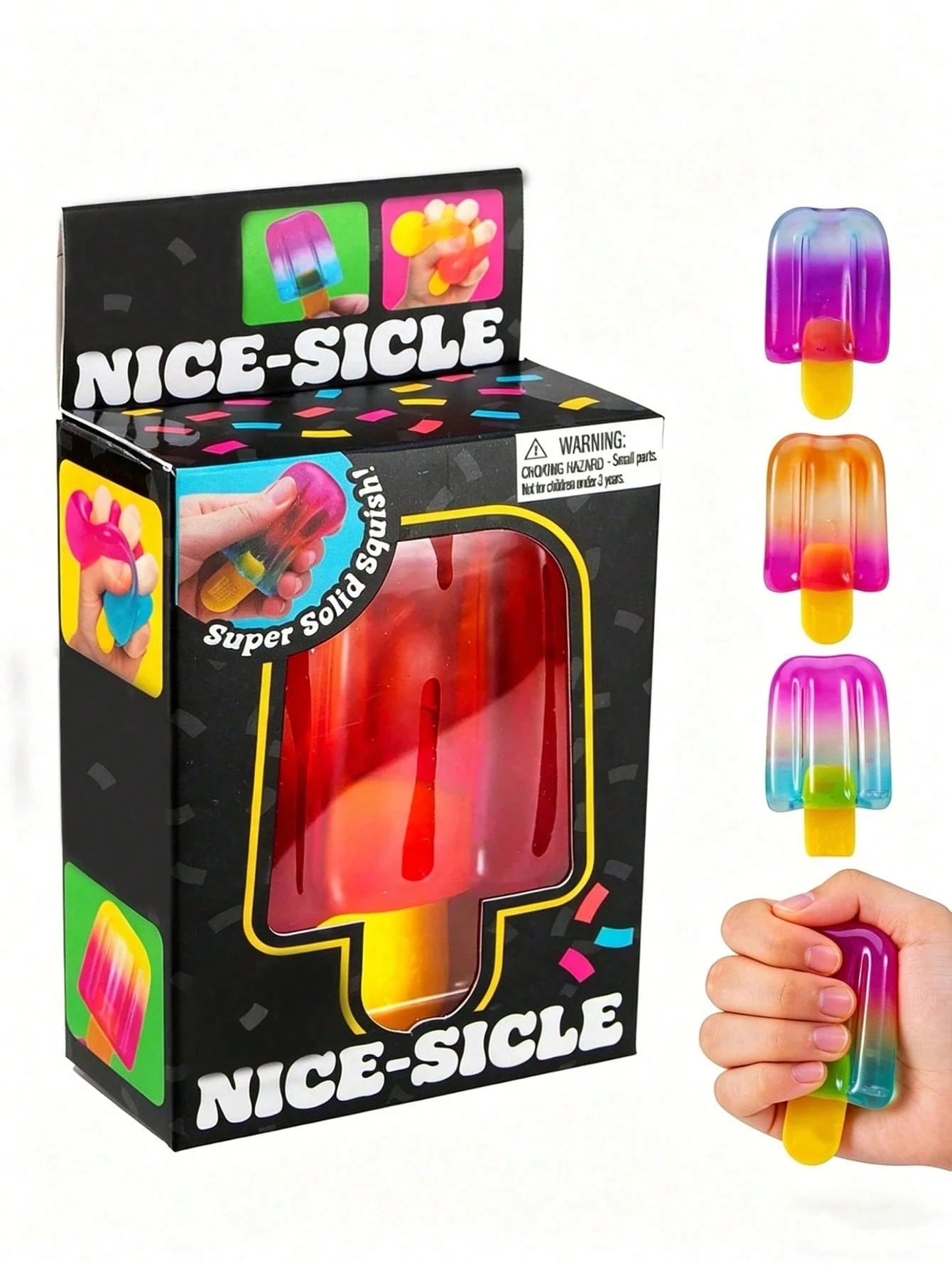 Needoh Colorful Popsicle Slow-Rise Squishy Toy