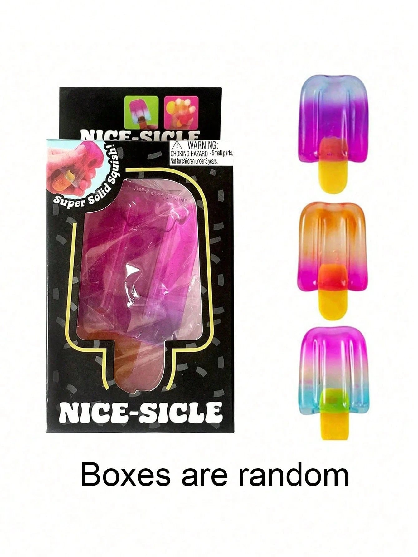 Needoh Colorful Popsicle Slow-Rise Squishy Toy