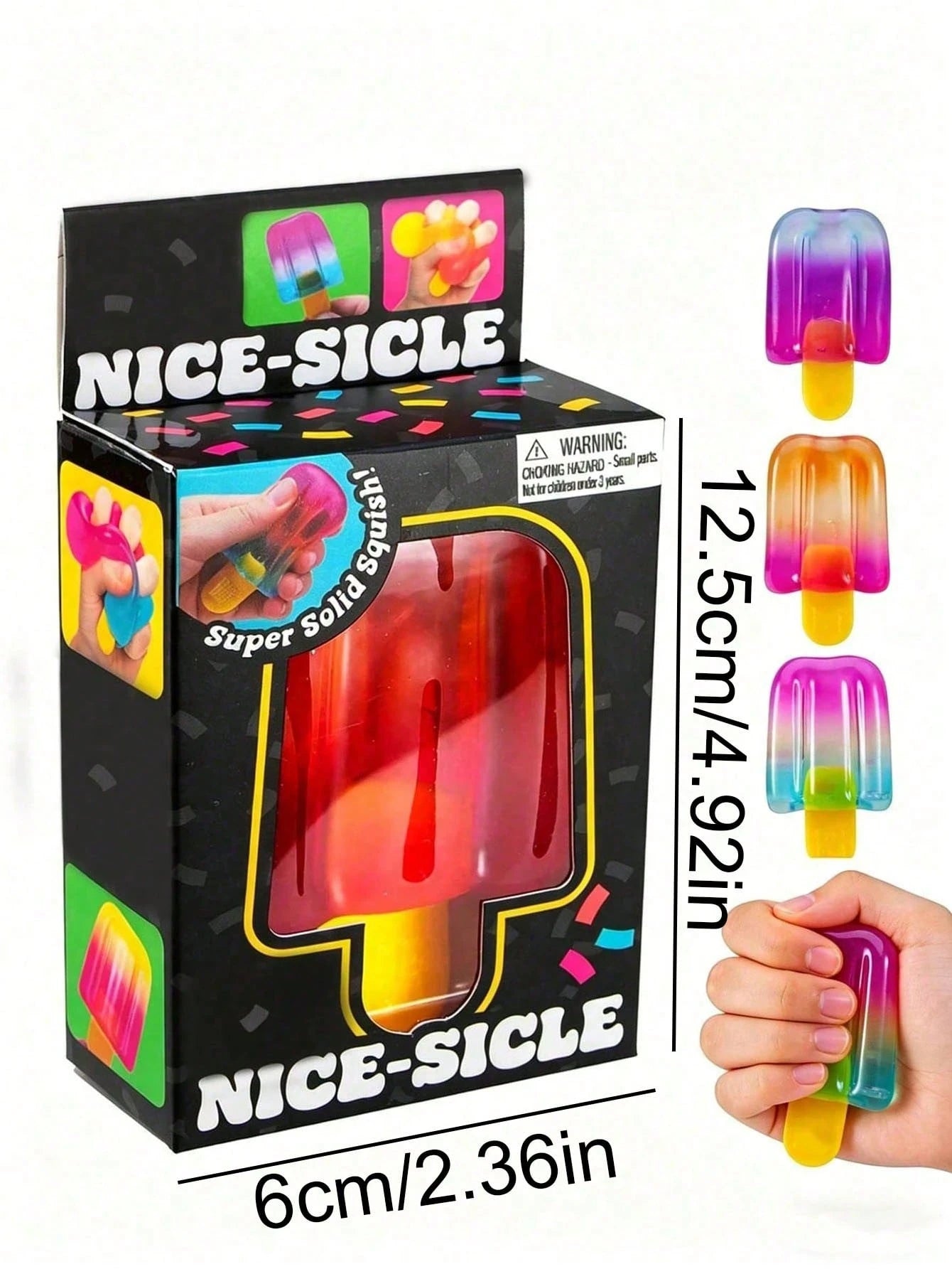 Needoh Colorful Popsicle Slow-Rise Squishy Toy