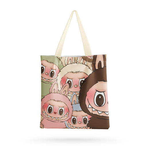 Labubu Cute Canvas Bag Includes zipper