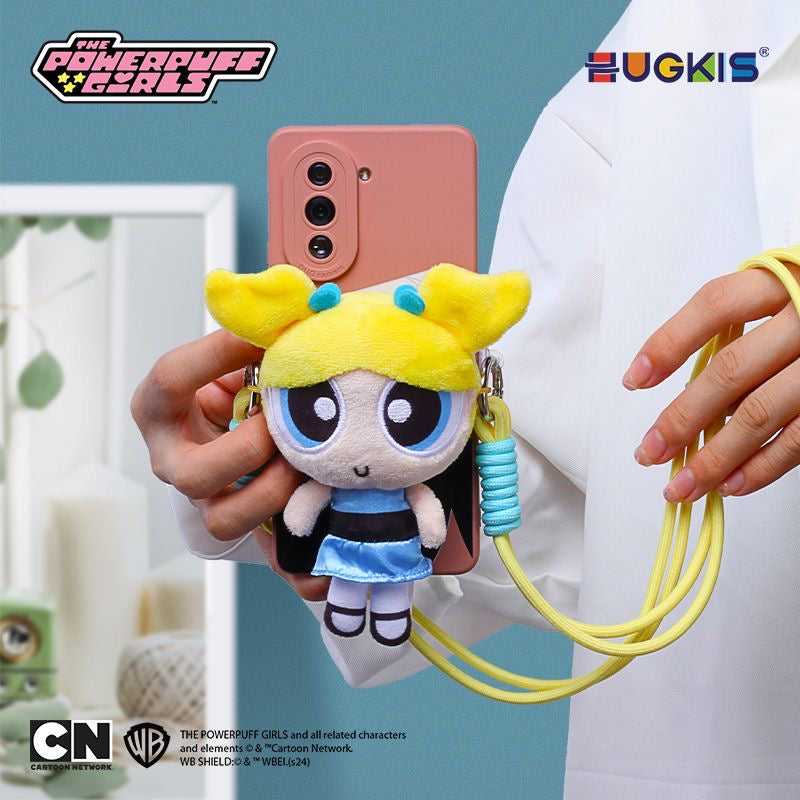 HUGKIS Powerpuff Girls Detachable Crossbody Backpack Clip Phone Case