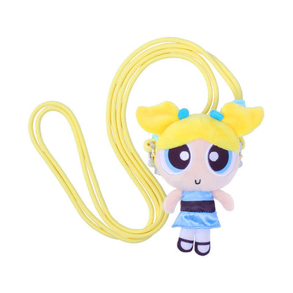 HUGKIS Powerpuff Girls Detachable Crossbody Backpack Clip Phone Case