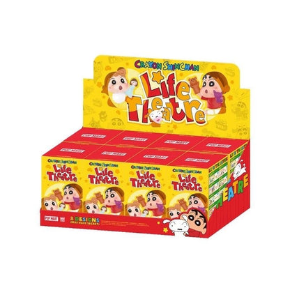 POPMART Crayon Shin - chan Life Theater Series Blind - box Scene Figurines: Toys & Gifts