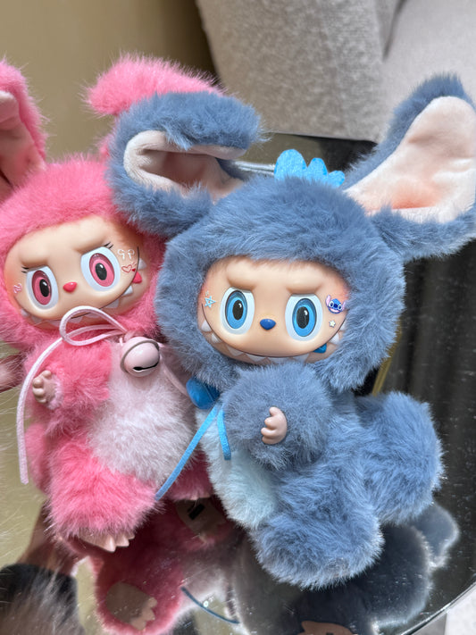 LABUBU X Stitch and Angel Retrofit Design Pendants