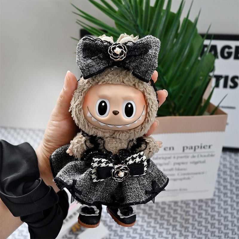 LABUBU Black Dress Outfit | Doll Clothes