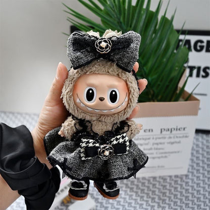 LABUBU Black Dress Outfit | Doll Clothes
