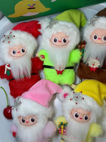 LABUBU X Santa Claus Retrofit Design Pendants