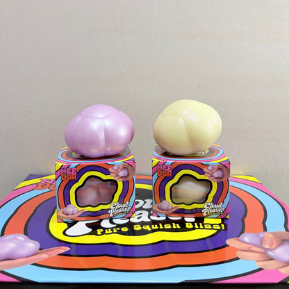 NeeDoh Cloud Pleaser Cloud Shaped Fidget Toy, Squishy Stress Relief Squeeze Ball