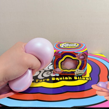 NeeDoh Cloud Pleaser Cloud Shaped Fidget Toy, Squishy Stress Relief Squeeze Ball