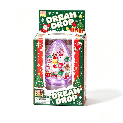 Christmas Dream Drop Squishy Toy, Needoh Style Sensory Stress Relief Fidget Toy
