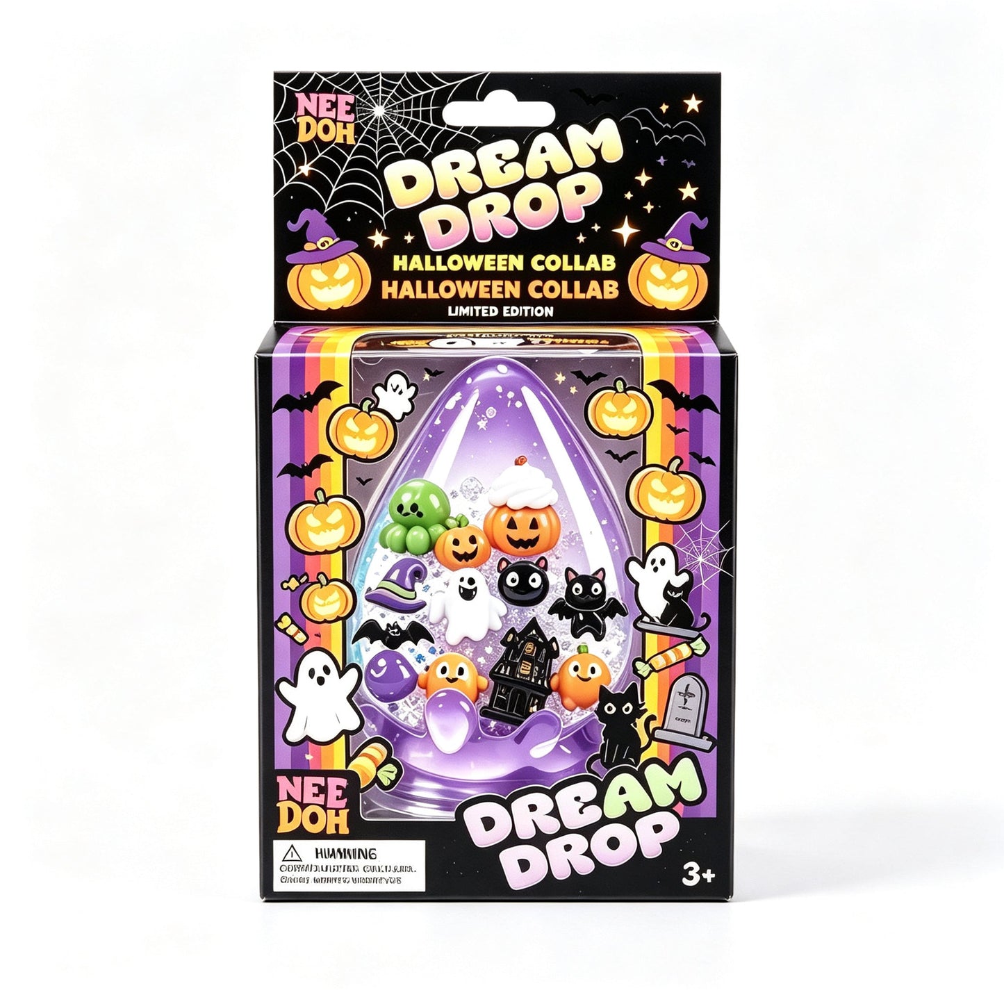 Halloween Dream Drop Squishy Toy | Nee‑Doh Style Sensory Stress Relief Fidget Toy