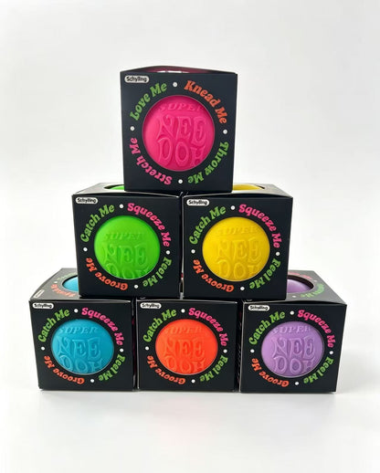 Super Nee‑Doh Large 10cm Squishy Stress Ball Fidget Toy