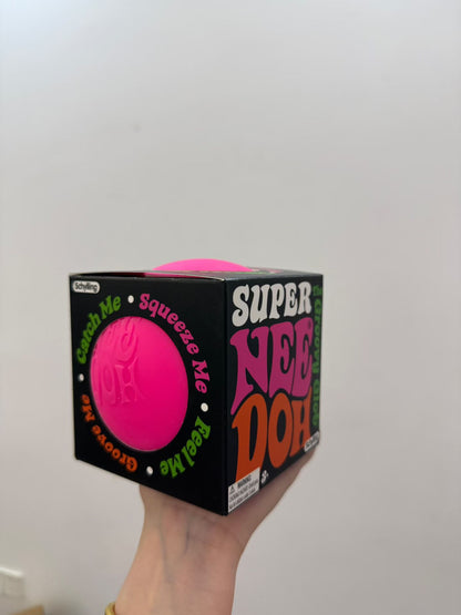 Super Nee‑Doh Large 10cm Squishy Stress Ball Fidget Toy