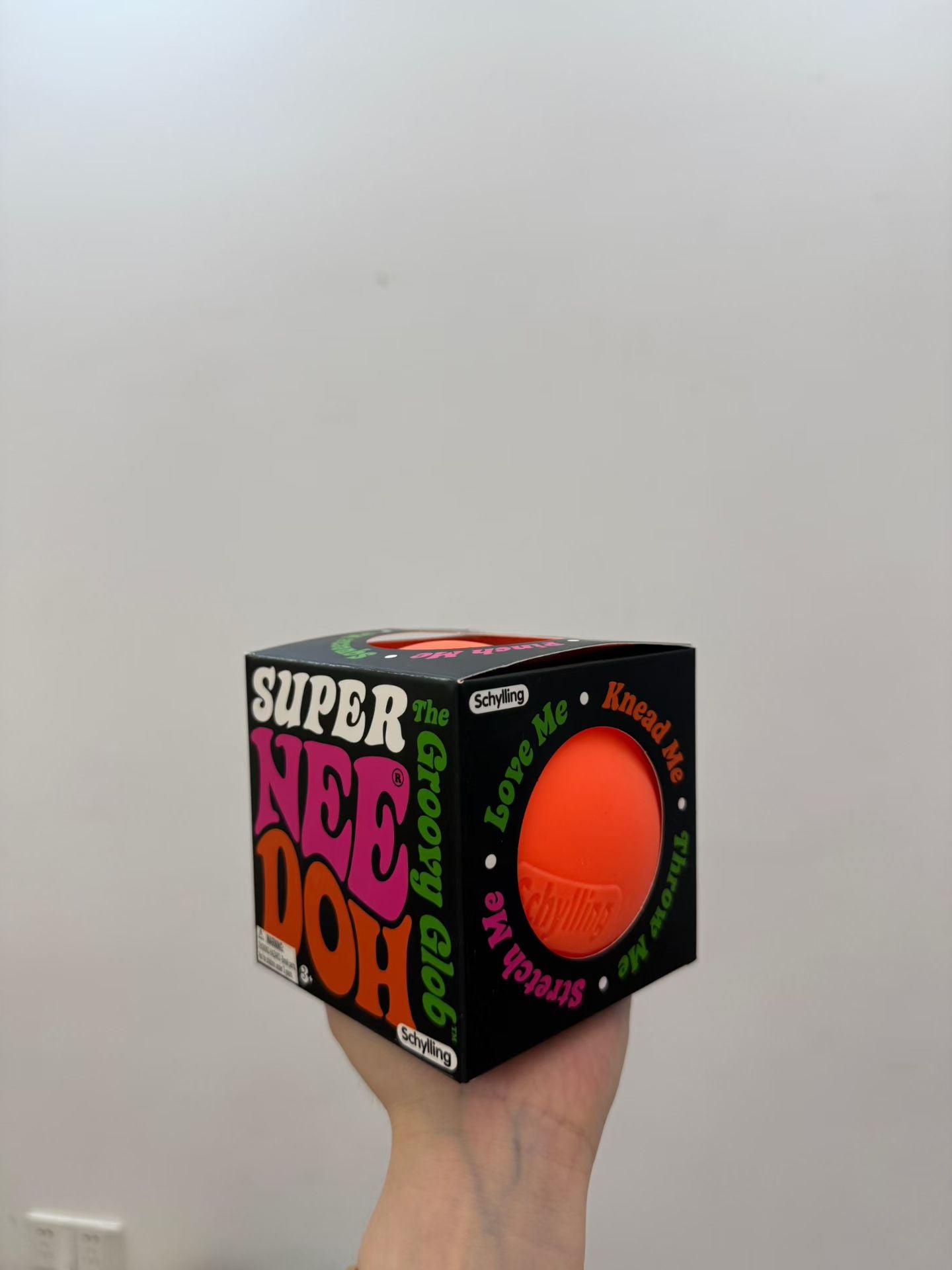 Super Nee‑Doh Large 10cm Squishy Stress Ball Fidget Toy