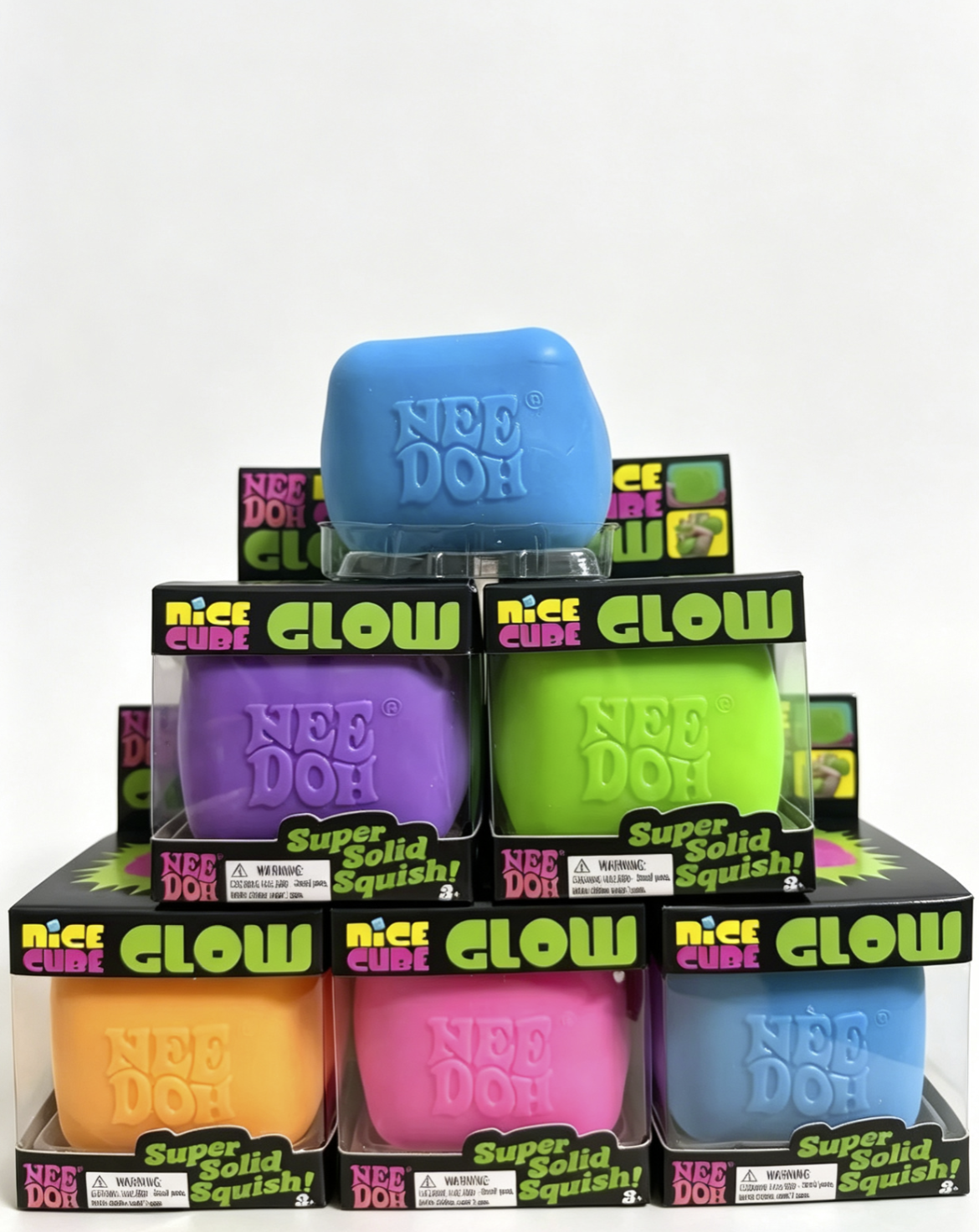 Nee Doh Nice Cube Squishy Fidget Toy | Maltose Slow Rebound Stress Relief Ball