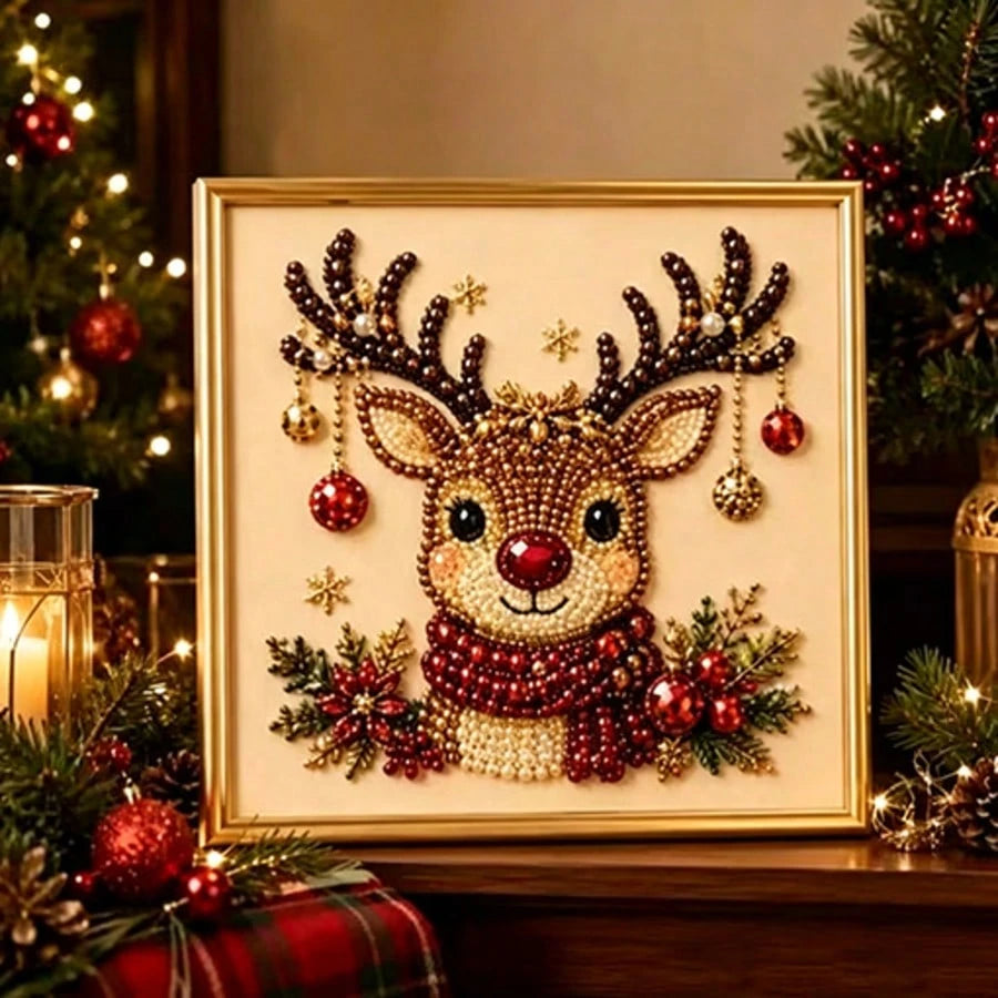 Handmade Pearl Painting Christmas Gift Decorations