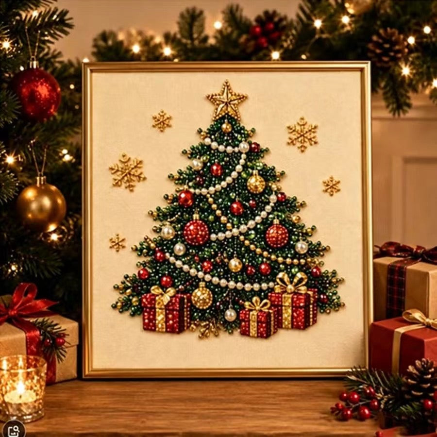 Handmade Pearl Painting Christmas Gift Decorations