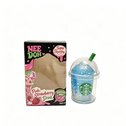 Needoh-style Drink Cup Stress Relief Squeeze Toy