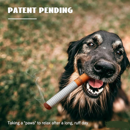 Simulated Smoking Sound "Squeeze-and-Play" Pet Toy