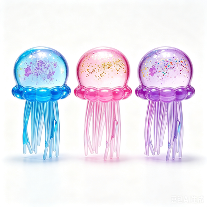 Jellyfish Squishy Fidget Toy, Stress Relief Squeeze Toy for Anxiety & Focus