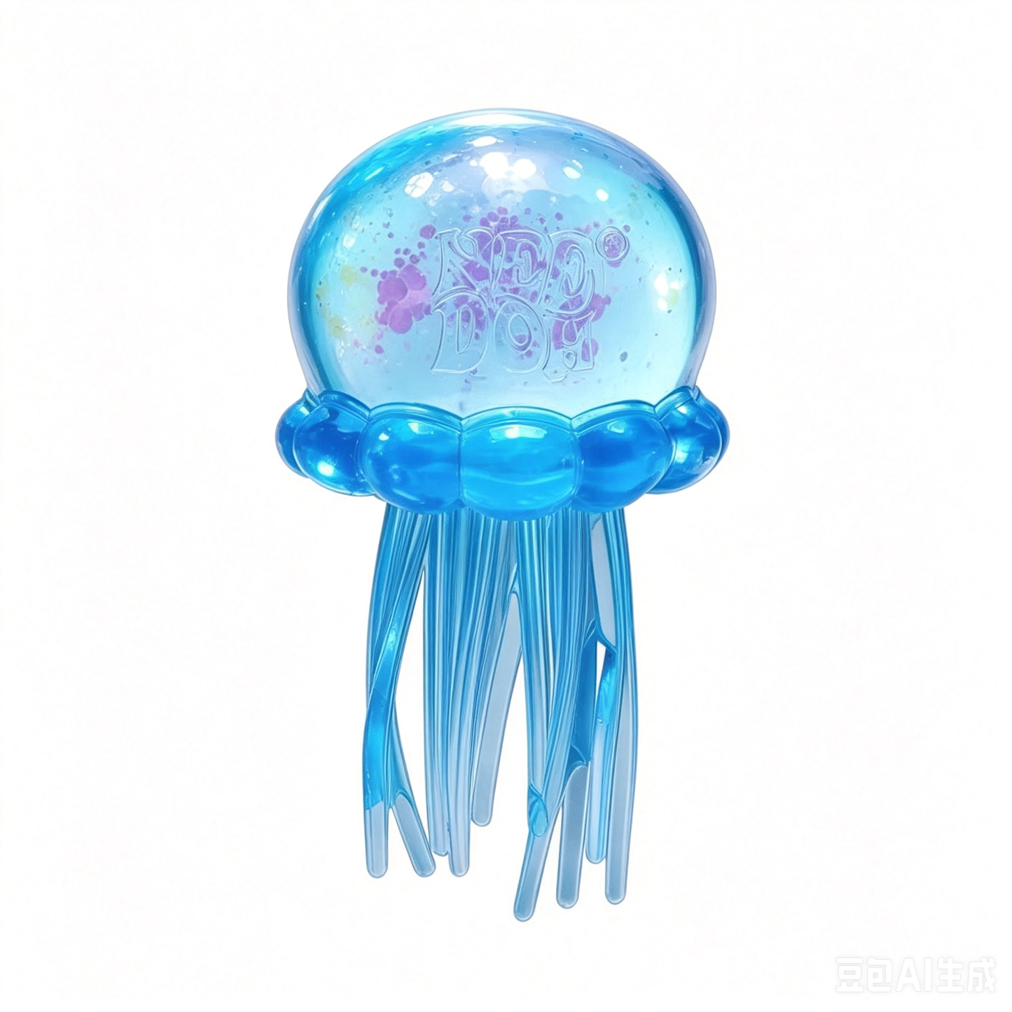 Jellyfish Squishy Fidget Toy, Stress Relief Squeeze Toy for Anxiety & Focus