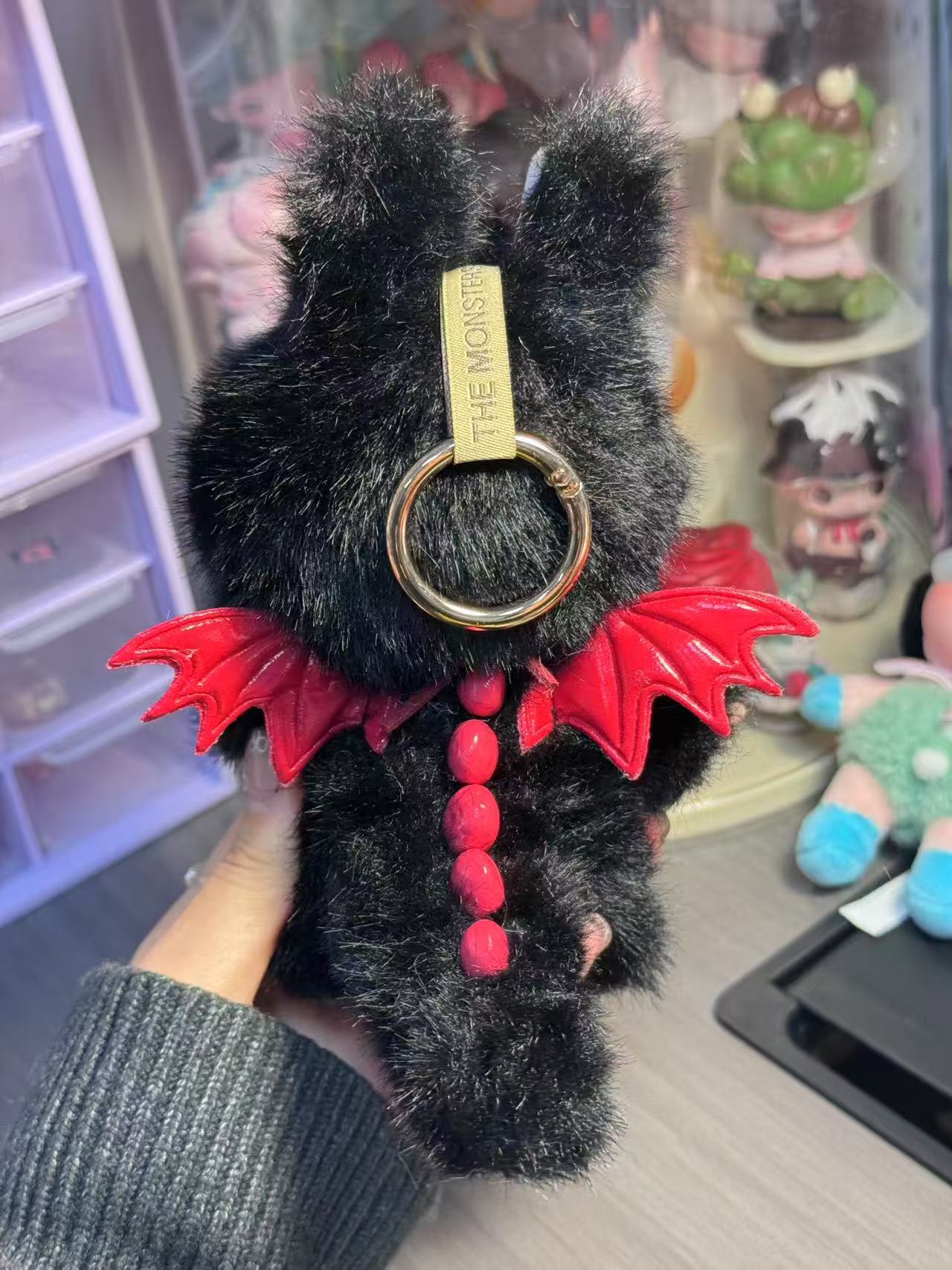 Labubu X Black Devil Retrofit Design Pendants