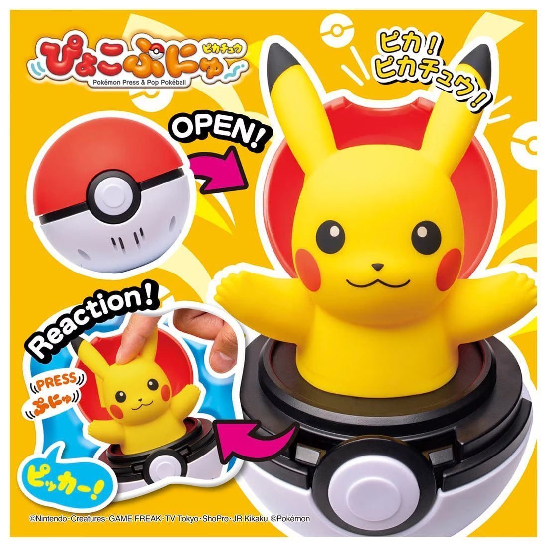 Pop‑out Pokémon Sound‑activated Toy in Poké‑Ball