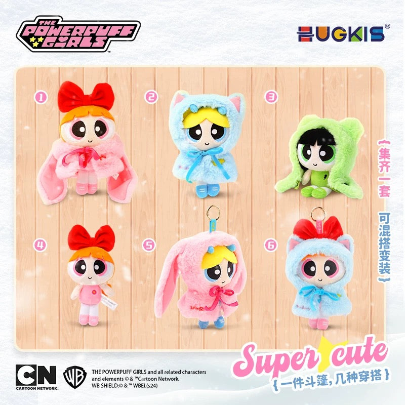 Powerpuff Girls Cape Costume Plush Keychain