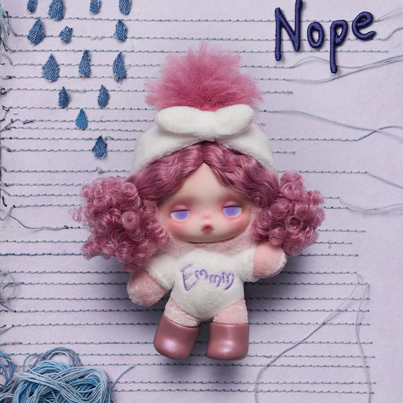 SKULLPANDA “Don’t Want, Don’t Want” Series Plush Keychain