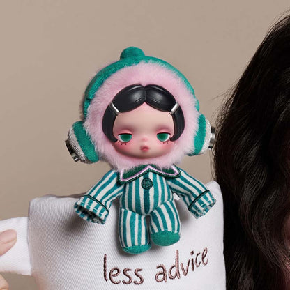 SKULLPANDA “Don’t Want, Don’t Want” Series Plush Keychain