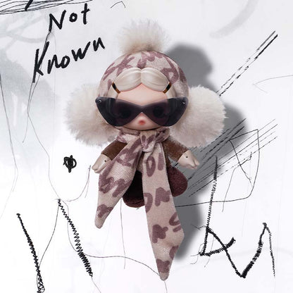 SKULLPANDA “Don’t Want, Don’t Want” Series Plush Keychain