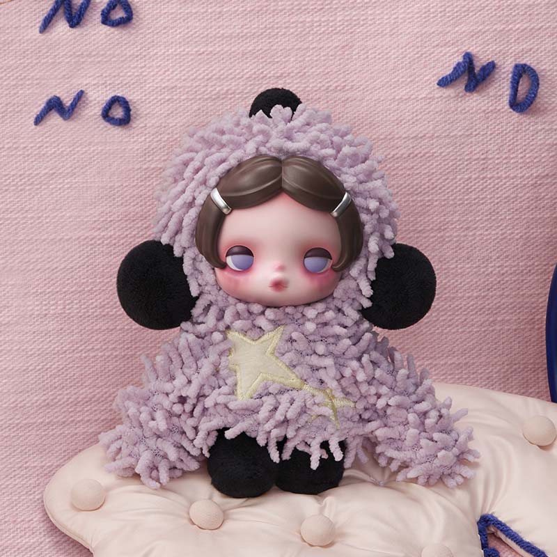 SKULLPANDA “Don’t Want, Don’t Want” Series Plush Keychain