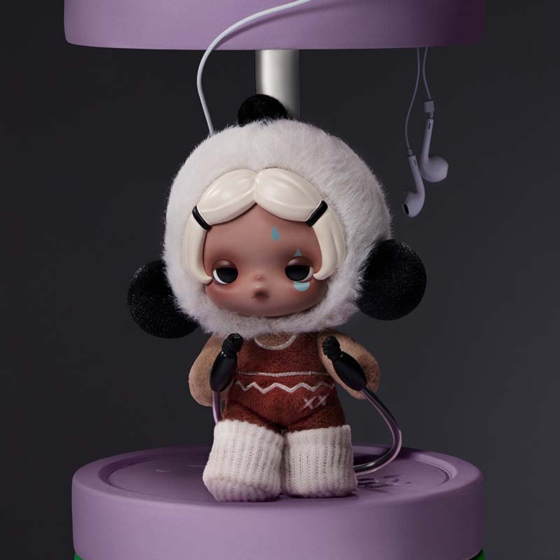 SKULLPANDA “Don’t Want, Don’t Want” Series Plush Keychain