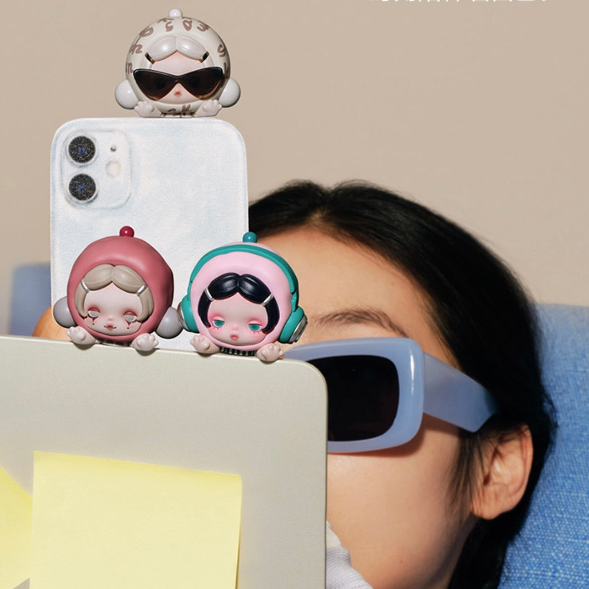 SKULLPANDA “Don’t Want, Don’t Want” Series Lying Down Figures
