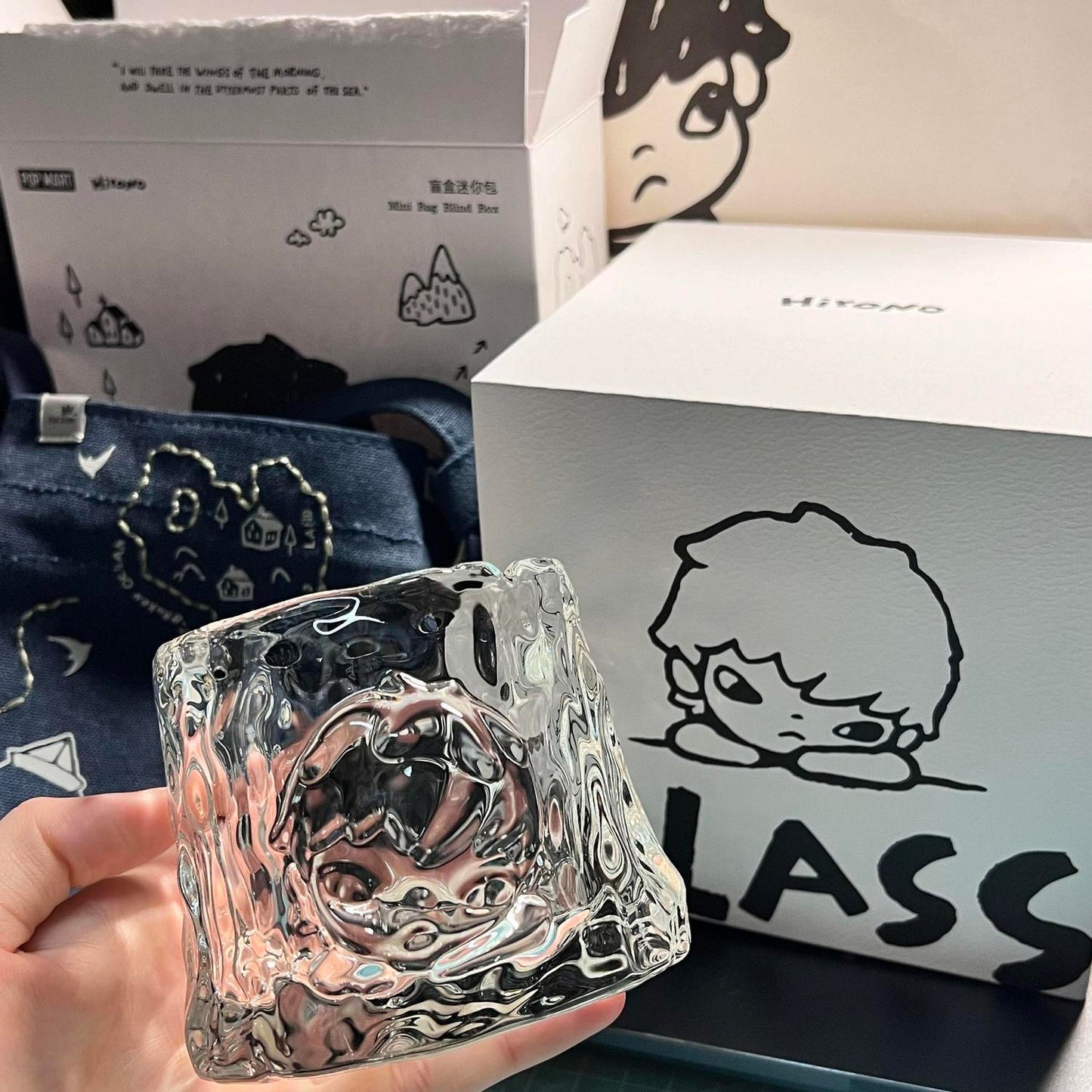 Hirono Twist Glass Cup