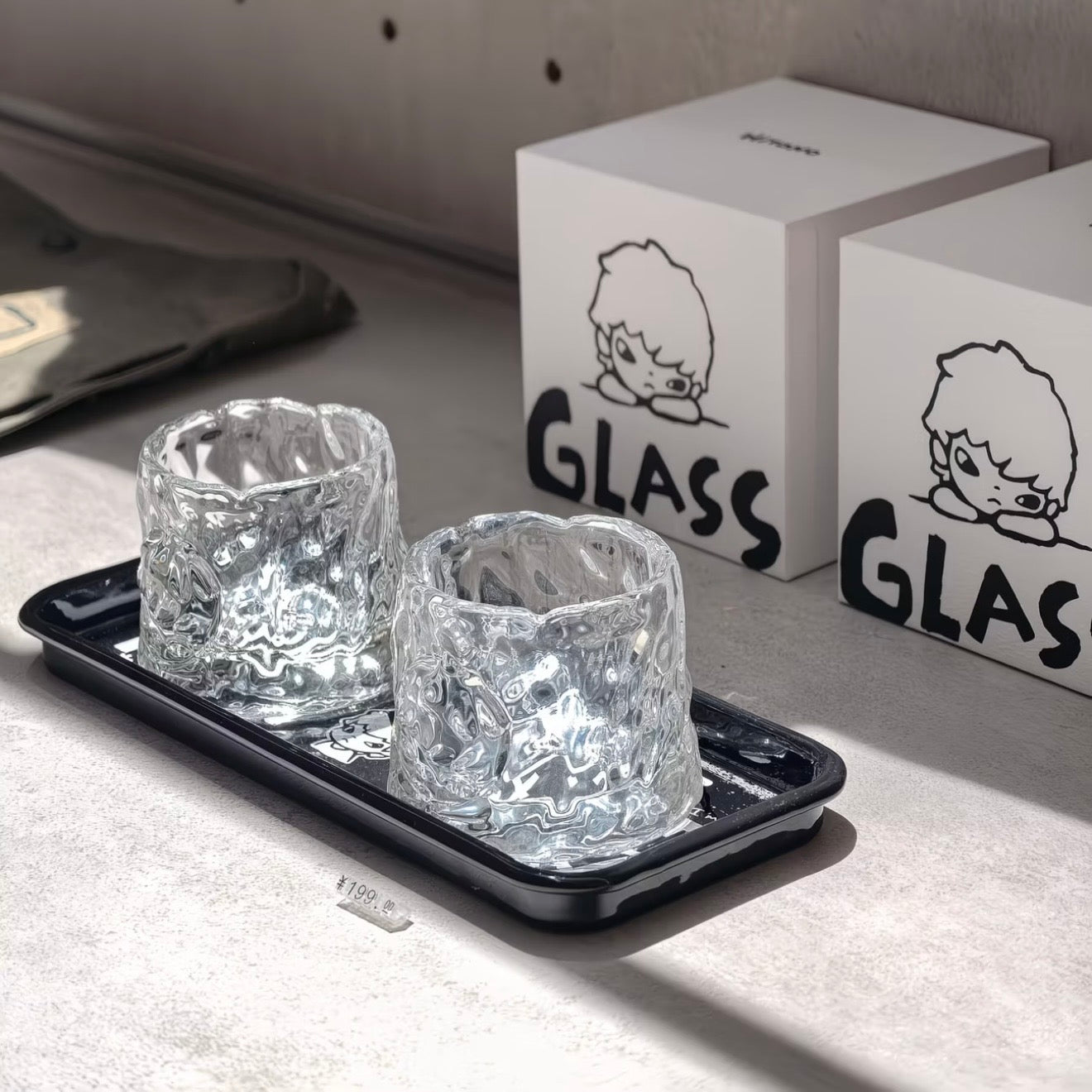 Hirono Twist Glass Cup
