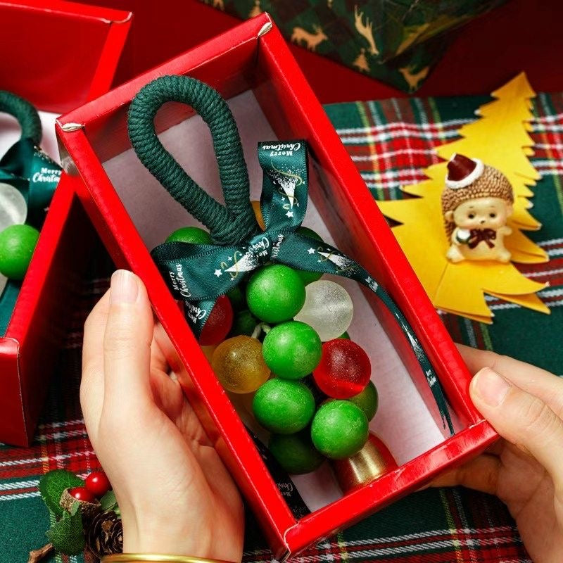 Christmas Grape-Shaped Handmade Soap Gift Set – Aromatherapy Essential Oil Soap, Long-Lasting Natural Fragrance, Pampering Gift for Women, Holiday Stocking Stuffer